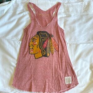 Hockey Team Mascot Tank Top - Hawks